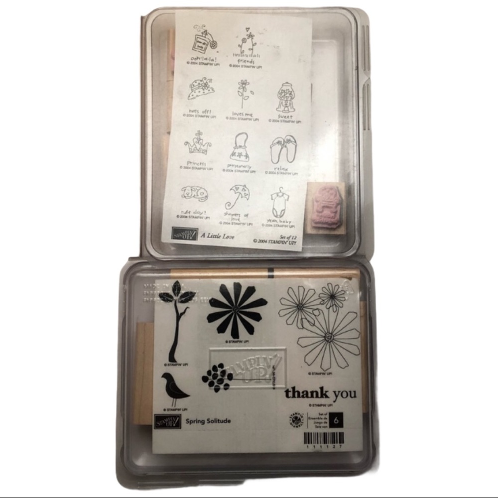Stampin' Up Stamp Sets Lot of 2